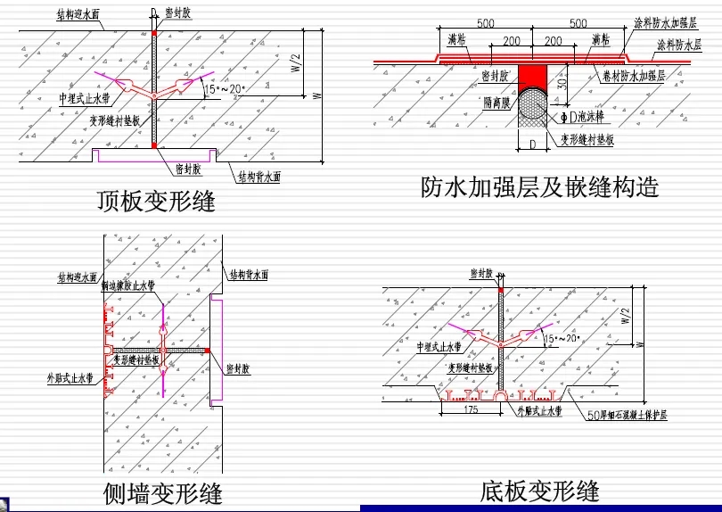 隆子变形缝防水